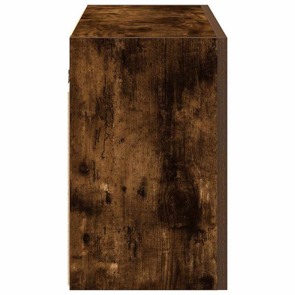 Bad-Wandschrank Räuchereiche 100 cm