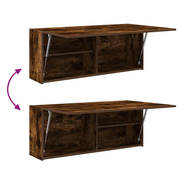 Bad-Wandschrank Räuchereiche 100 cm