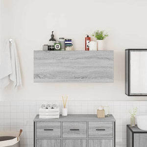 Bad-Wandschrank Grau Sonoma 100 cm