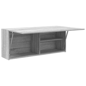 Bad-Wandschrank Grau Sonoma 100 cm