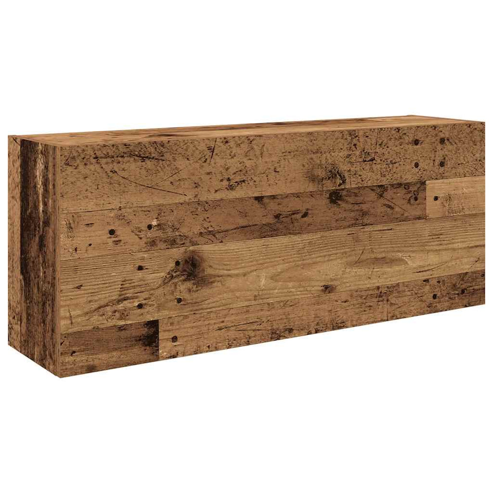 Bad-Wandschrank Altholz-Optik 100x25x40 cm