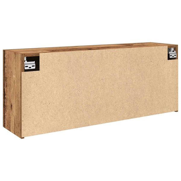 Bad-Wandschrank Altholz-Optik 100x25x40 cm