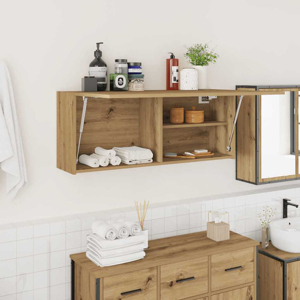 Bad-Wandschrank Artisan-Eiche 100x40 cm