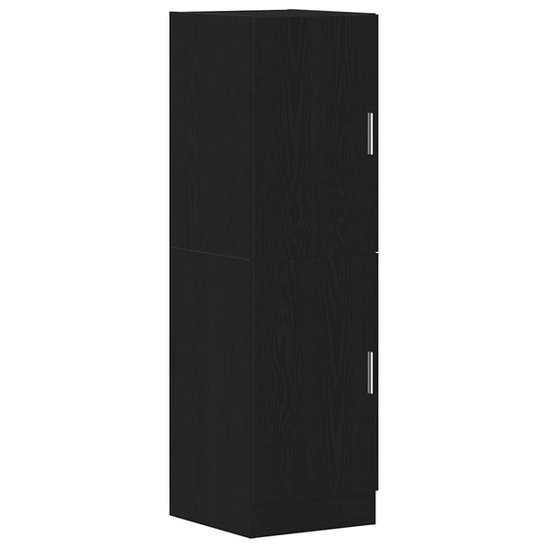 Schwarzer Küchenschrank 38x41,5x131,5 cm