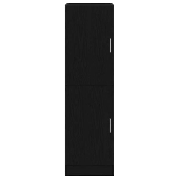 Schwarzer Küchenschrank 38x41,5x131,5 cm