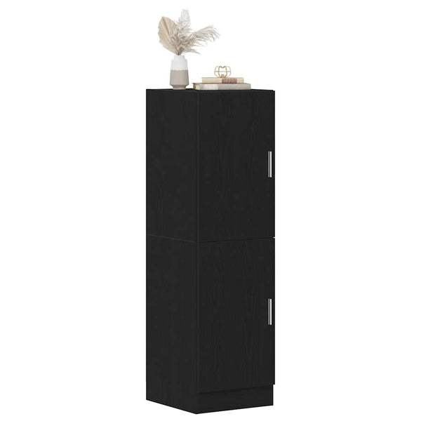Schwarzer Küchenschrank 38x41,5x131,5 cm