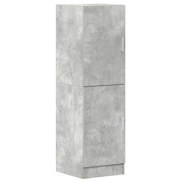 vidaXL Meuble de cuisine gris béton 38x41,5x131,5 cm Aggloméré