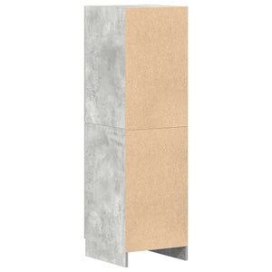 vidaXL Meuble de cuisine gris béton 38x41,5x131,5 cm Aggloméré