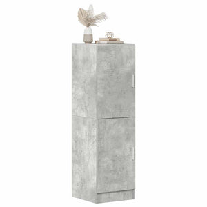 vidaXL Meuble de cuisine gris béton 38x41,5x131,5 cm Aggloméré