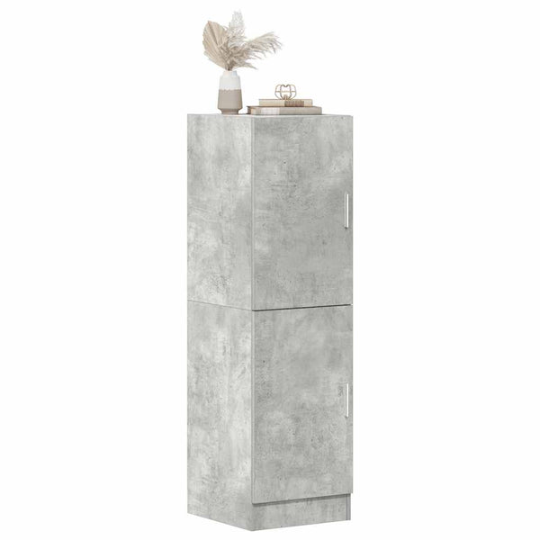 vidaXL Meuble de cuisine gris béton 38x41,5x131,5 cm Aggloméré