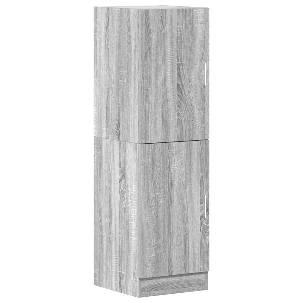 vidaXL Kitchen Cabinet Grey Sonoma 38x41.5x131.5 cm Engineered Wood