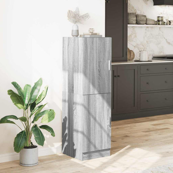 Küchenschrank Grau Sonoma 38x41,5x131,5 cm