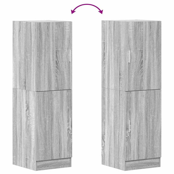 Küchenschrank Grau Sonoma 38x41,5x131,5 cm