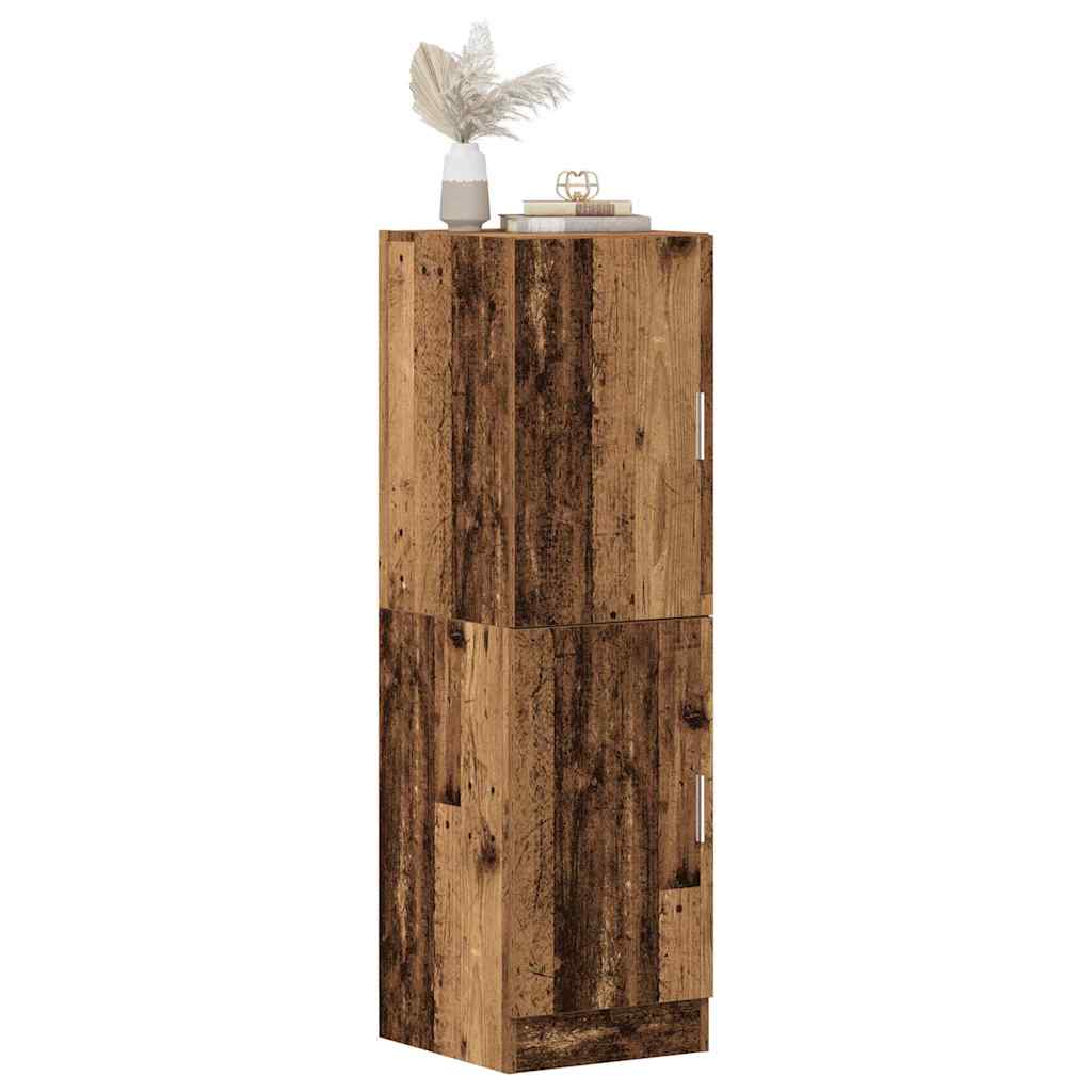 Küchenschrank Altholz-Optik, 131,5 cm hoch