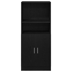 Schwarzer Küchenschrank 57x41,5x131,5 cm