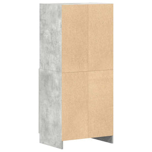 Küchenschrank Betongrau 57x41,5x131,5 cm