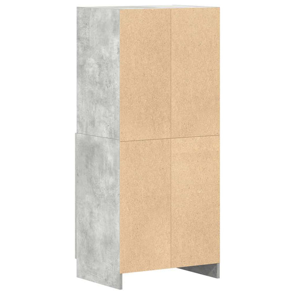 Küchenschrank Betongrau 57x41,5x131,5 cm