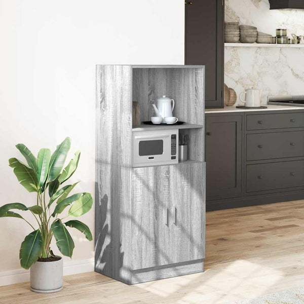 Küchenschrank Grau Sonoma 57x41,5x131,5 cm