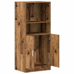 Küchenschrank Altholz-Optik 57x41,5x131,5 cm