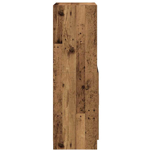 Küchenschrank Altholz-Optik 57x41,5x131,5 cm