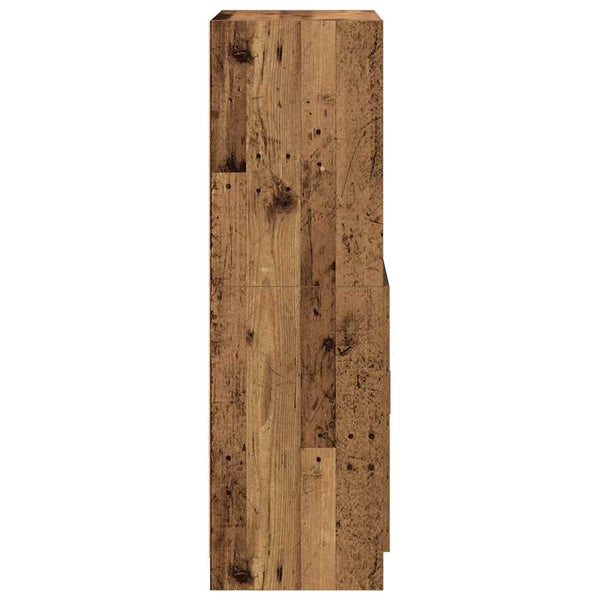 Küchenschrank Altholz-Optik 57x41,5x131,5 cm