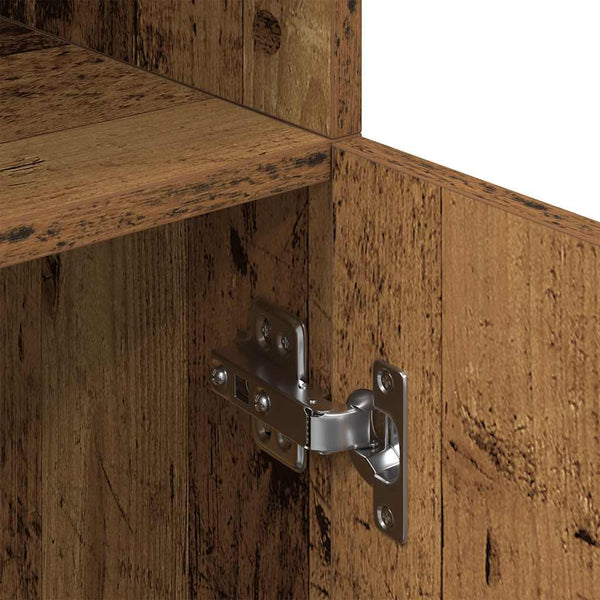 Küchenschrank Altholz-Optik 57x41,5x131,5 cm