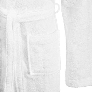XXXL Bademantel Weiß Baumwolle