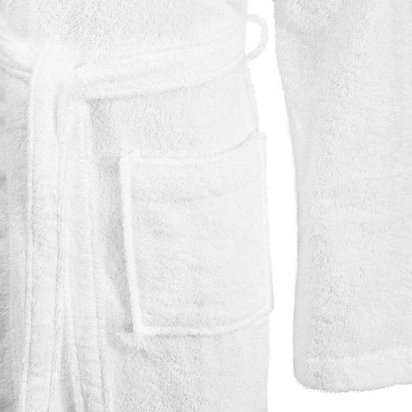 XXXL Bademantel Weiß Baumwolle