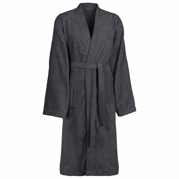 Bademantel KINN Anthrazit XXXL Baumwolle