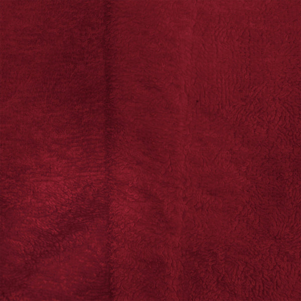 Roter Baumwoll Bademantel XL