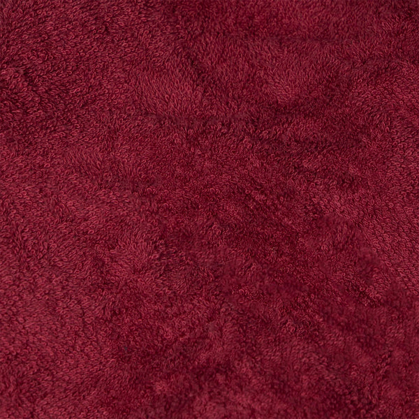 Roter Baumwoll Bademantel XL