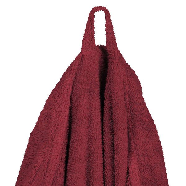 Roter Baumwoll Bademantel KINN XXL