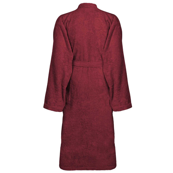 Roter Baumwoll Bademantel KINN XXL
