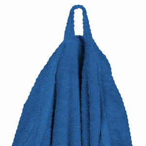 Baumwoll Bademantel KINN Blau S