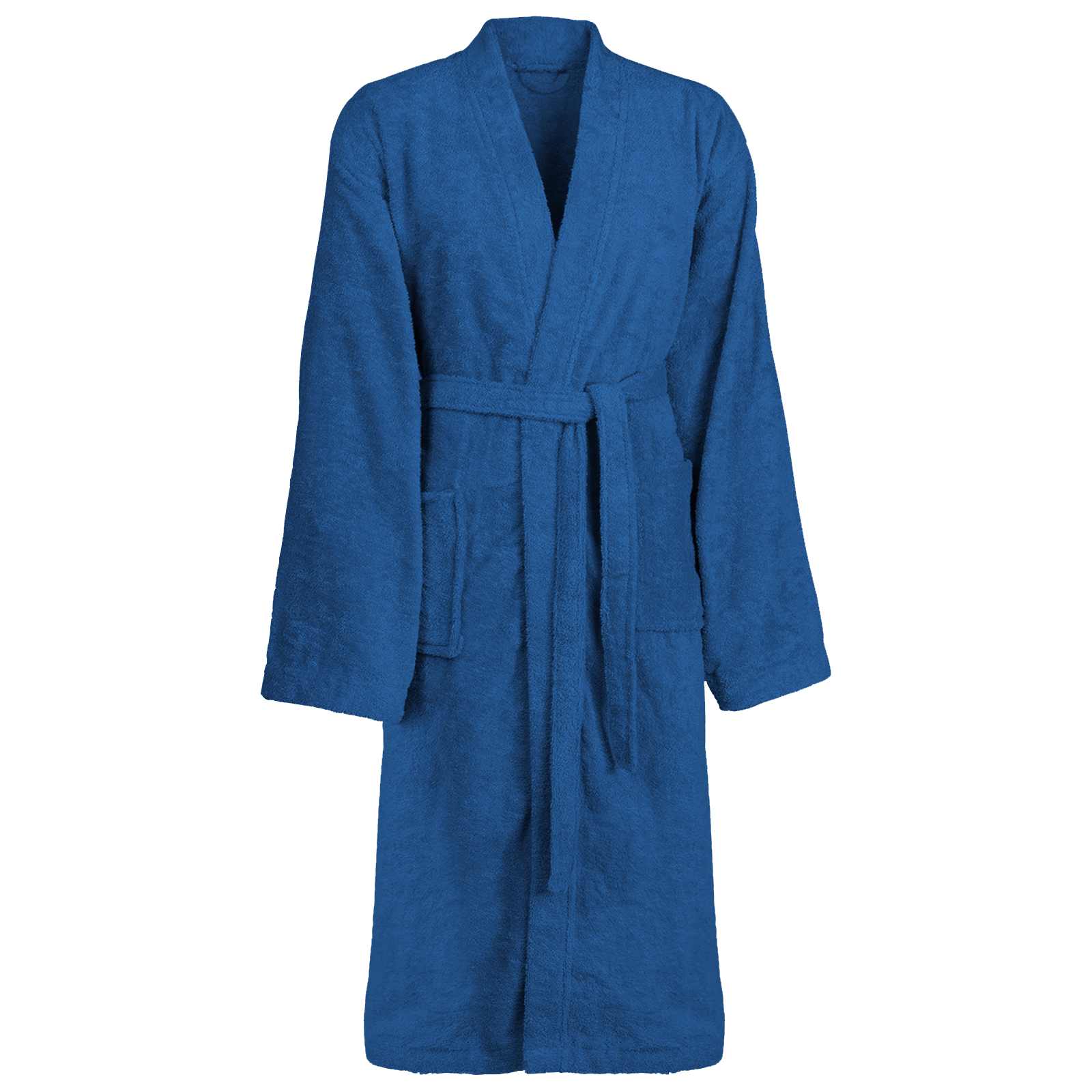 Baumwoll Bademantel KINN Blau S