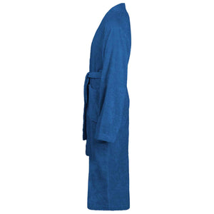 Baumwoll Bademantel KINN Blau S