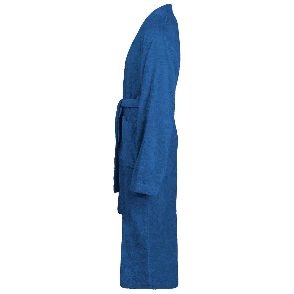 Baumwoll Bademantel Blau Größe M