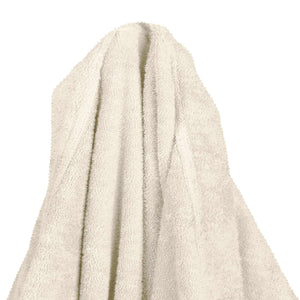 Decken-Hoodie Creme XL Baumwolle