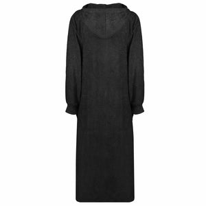 Decken-Hoodie KINN Schwarz XXL Baumwolle