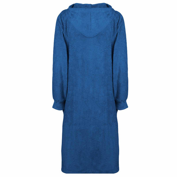 Marineblauer Decken-Hoodie XL aus Baumwolle