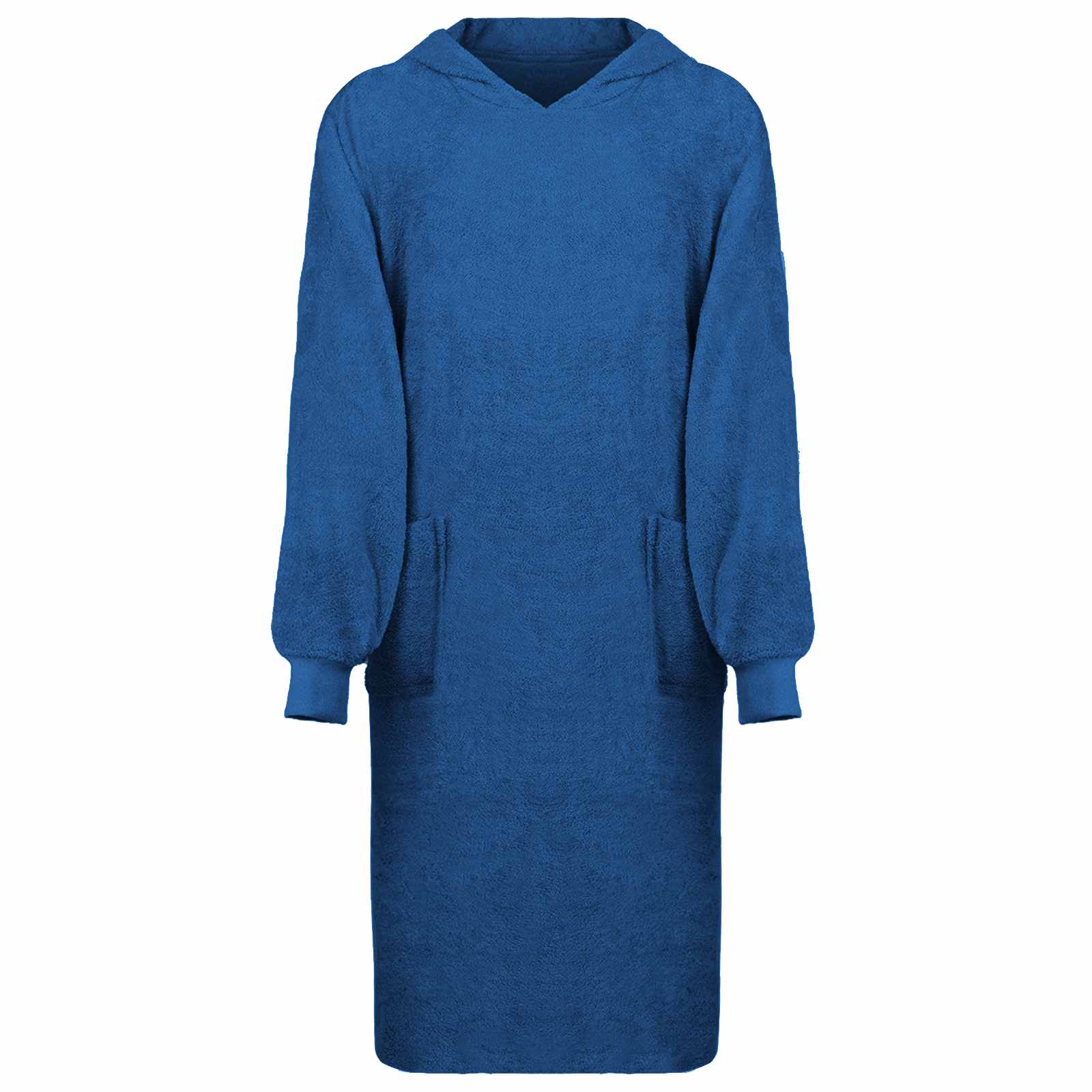 Marineblauer Decken-Hoodie XL aus Baumwolle