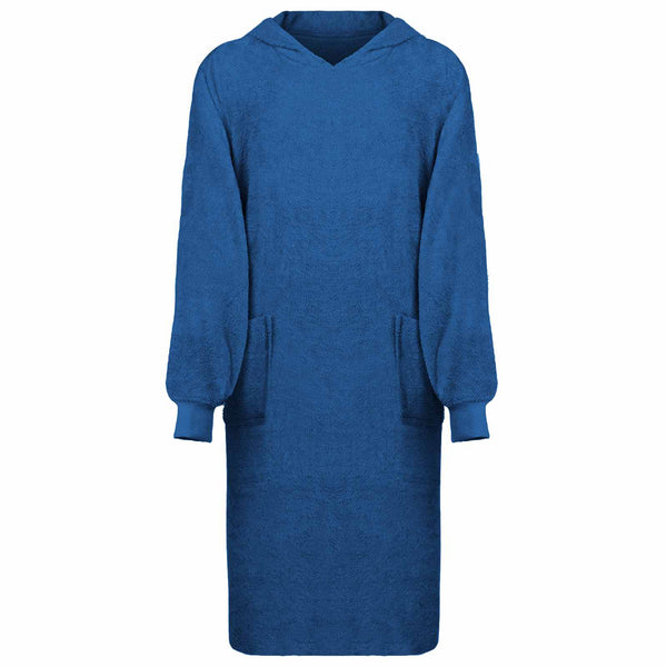 Marineblauer Decken-Hoodie XL aus Baumwolle