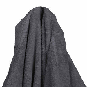 Anthrazit Decken-Hoodie KINN Baumwolle L