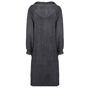 Decken-Hoodie Anthrazit XL Baumwolle