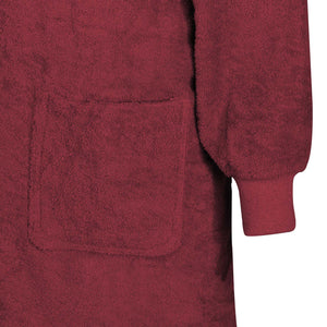 Decken-Hoodie KINN Rot XXL Baumwolle