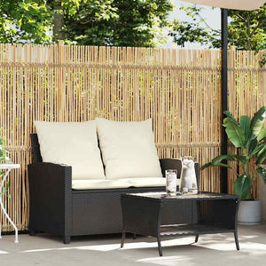2-Sitzer Gartensofa mit Tisch & Kissen