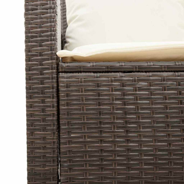 2-Sitzer Gartensofa mit Tisch & Kissen