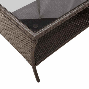 2-Sitzer Gartensofa mit Tisch & Kissen