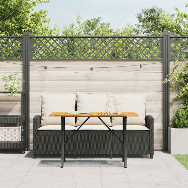 3-Sitzer Gartensofa mit Tisch & Kissen