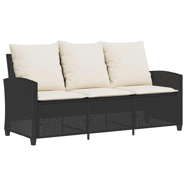 3-Sitzer Gartensofa mit Tisch & Kissen